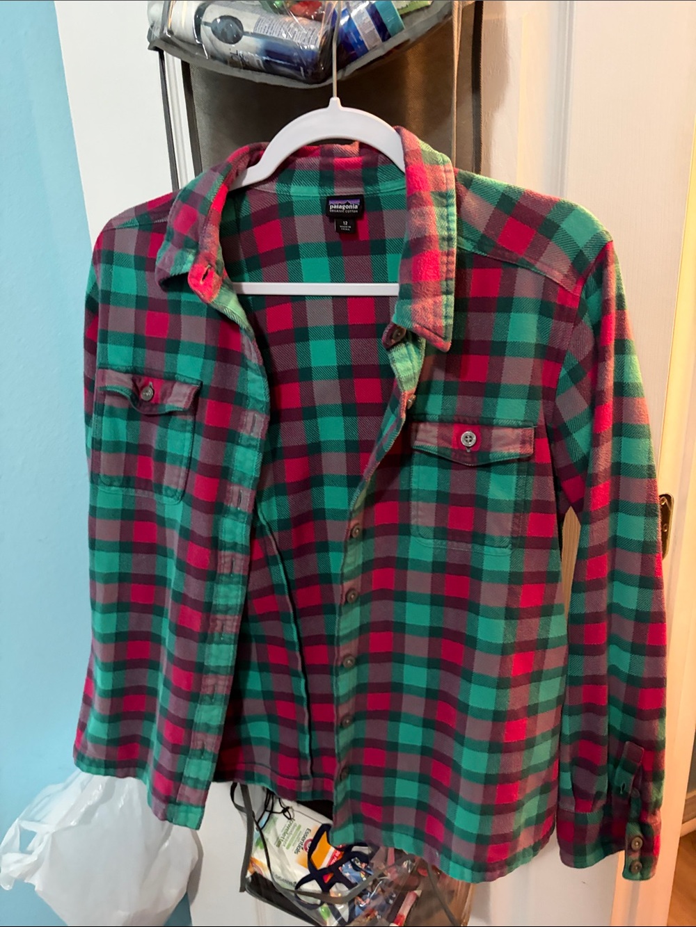 Patagonia W's Long-Sleeved Fjord Flannel Shirt
